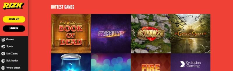 if you have a preference, you should understand immediately before pressing in to the lobby. Rizk Live Casino Screenshot. Game Options and Qualities. Baccarat along with other casino games-logo