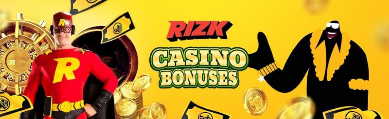 When players register a new account with the casino, players get much more than a 200% bonus. They will also receive some very generous Rizk free spins-logo