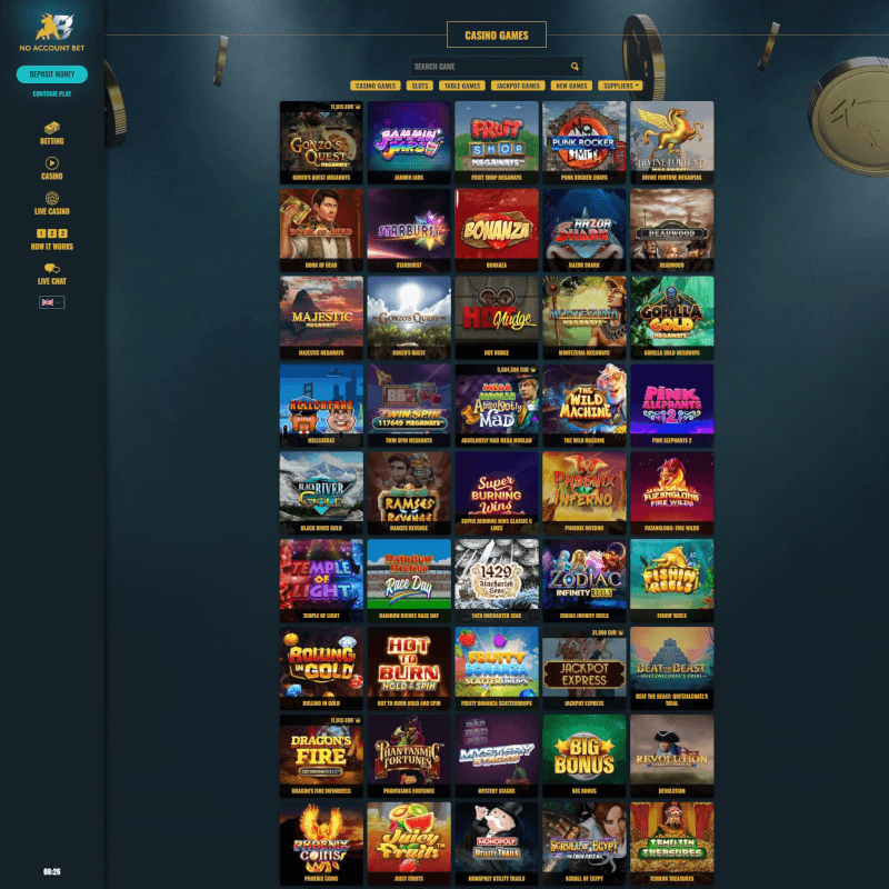 No Account Bet screenshot 2