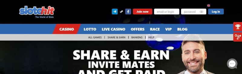 slotohit website offers gambling games, very first deposit extra and promotions for new players-logo