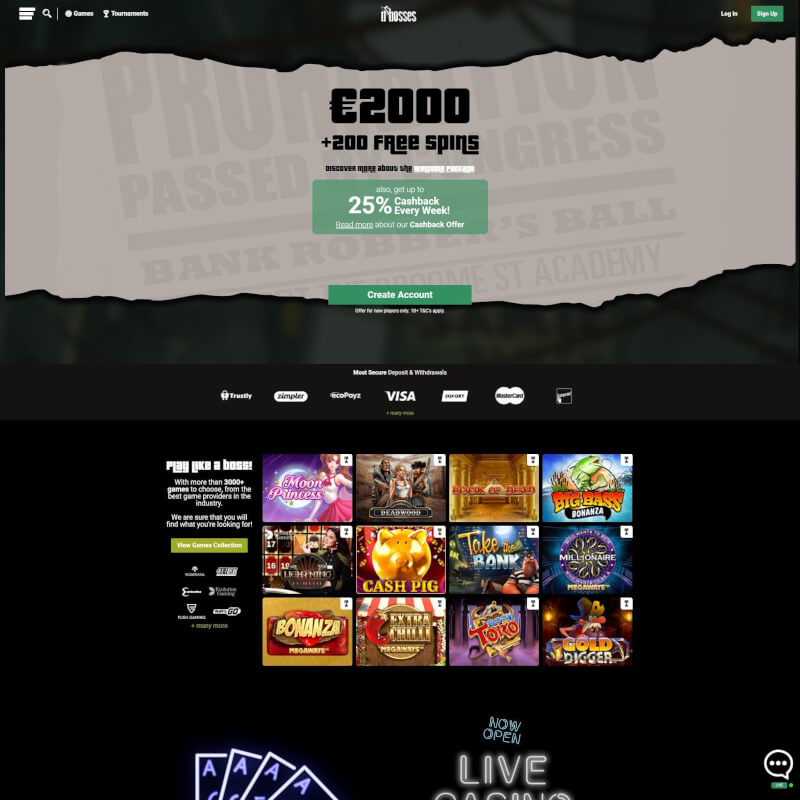 DBosses Casino screenshot 1 DBosses Casino screenshot 1