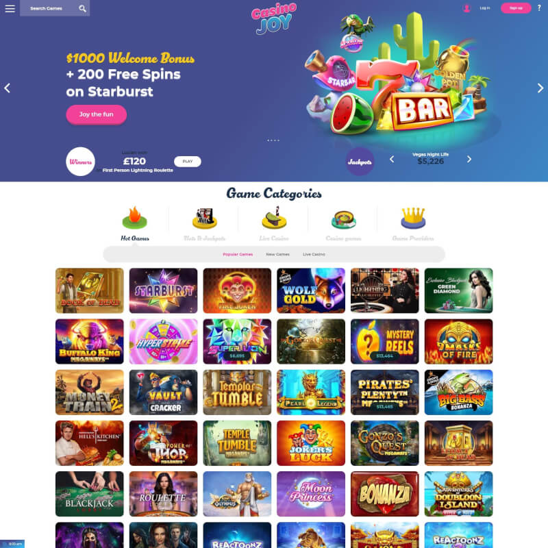 Casino Joy screenshot 1