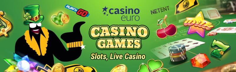 casinoeuro provides various casino games like slot machines, ألعاب الكازينو الحية مثل لعبة ورق, القمار وشعار الروليت