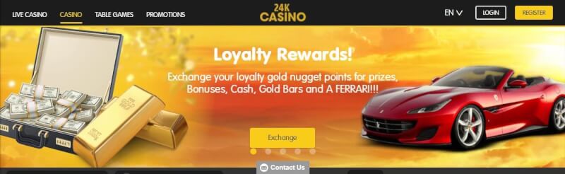 24k casino website provides gambling games, أول إيداع إضافي وحملات لشعار لاعبين جدد