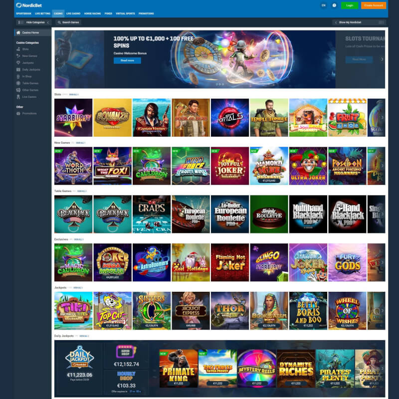 Nordicbet screenshot 1