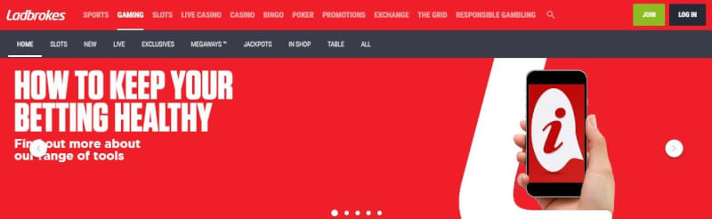 ladbrokes website provides casino games, أول إيداع إضافي وعروض لشعار لاعبين جدد
