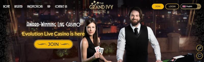 the grand ivy homepage offers gambling games, مكافأة الإيداع الأول وحملات شعار اللاعبين الجدد