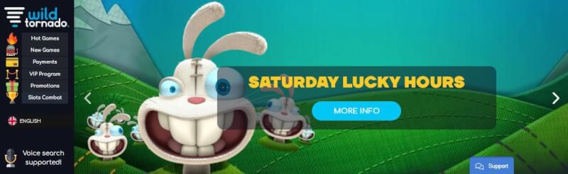 wild tornado lobby offers hot games, brand new games, repayments choices, vip program, offers and slots combat-logo